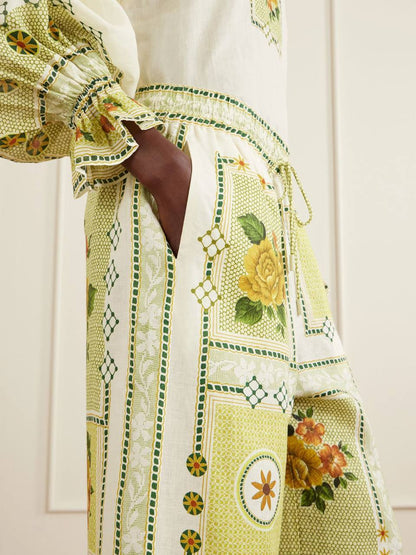 ALM Dixie Ramie Top | Linen Pants