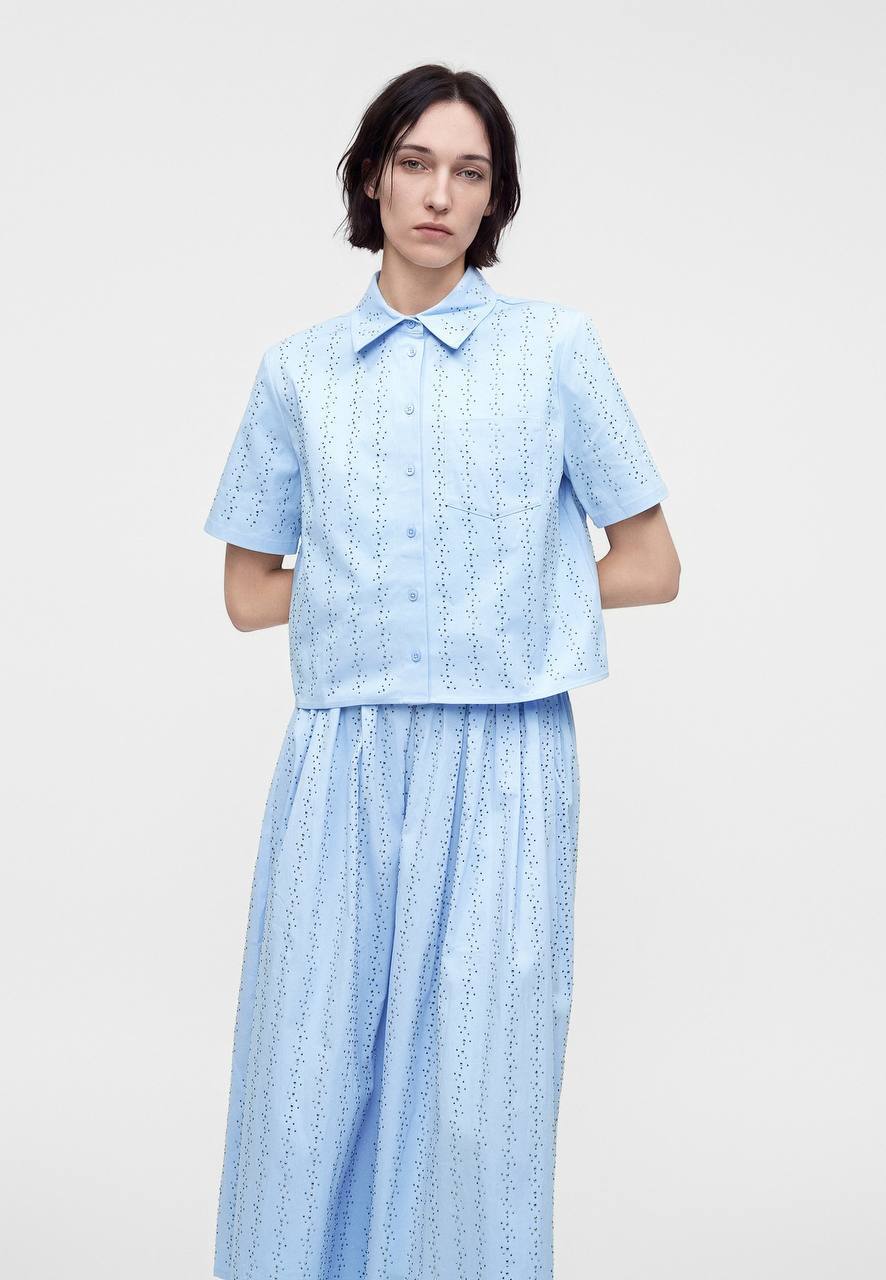 MJ: Carius Embellished Shirt | Skirt