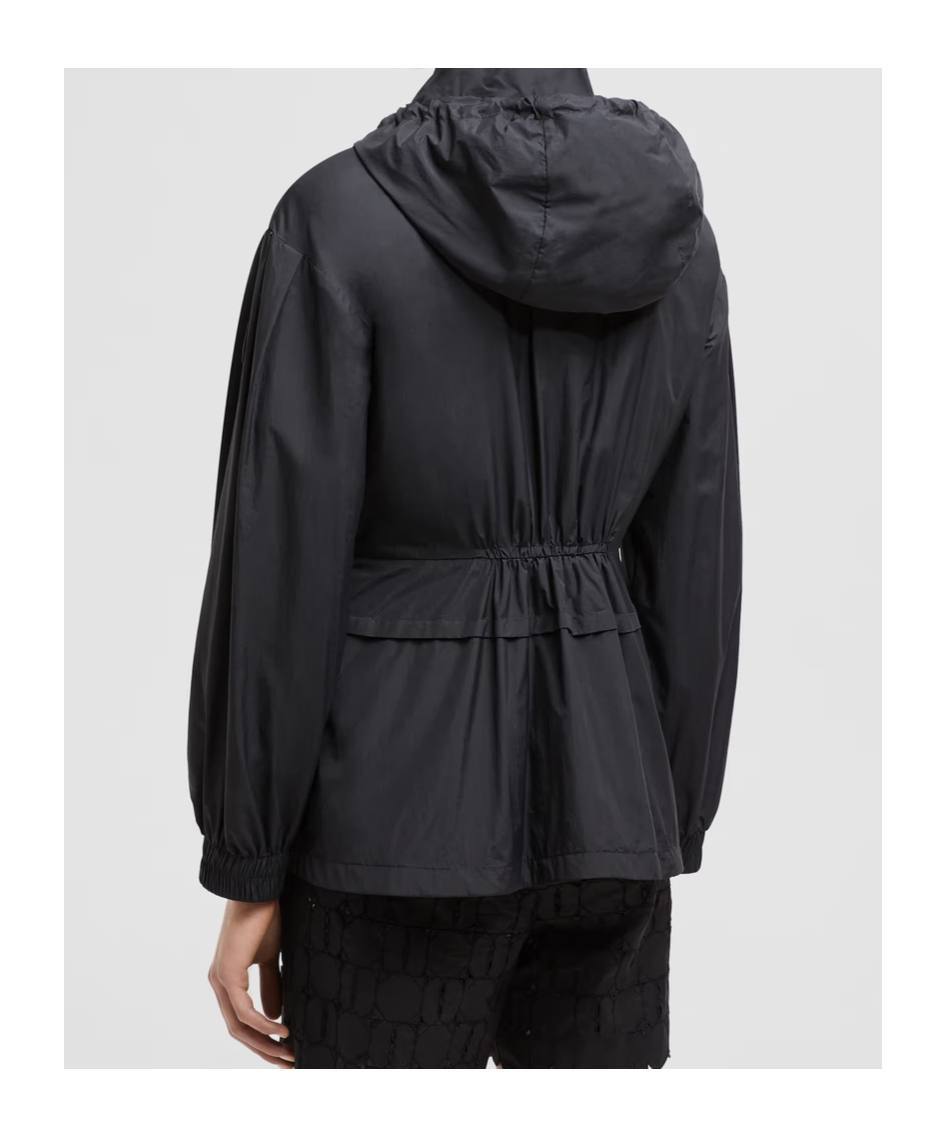 MC Vabre Pintucked Shell Hooded Jacket