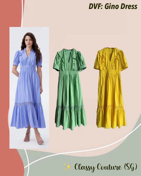 DVF Gino Cotton Midi Dress