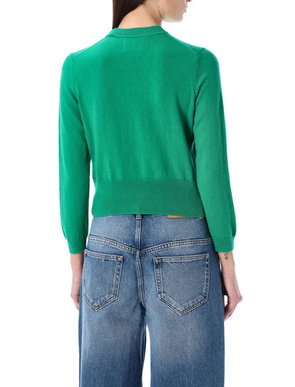 5 Colors! IM Newton Wool-cotton Button-down Cardigan