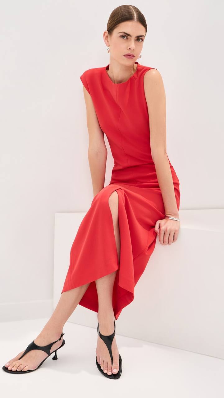 PS Damea Dress in Matte Double Crepe