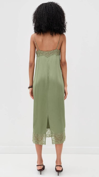 Ref Mackenzie Silk Midi Dress