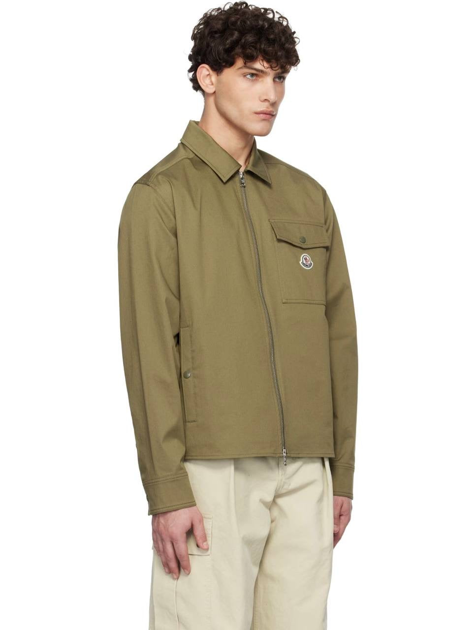 MC Men’s Cotton-blend Gabardine Shirt Jacket