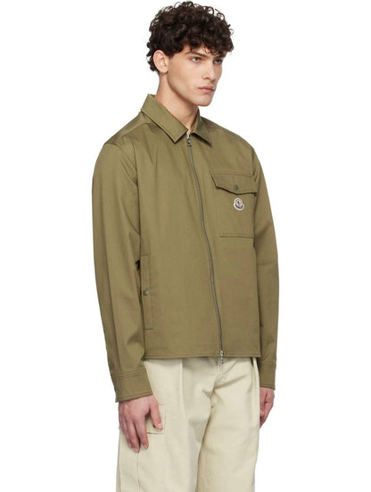 MC Men’s Cotton-blend Gabardine Shirt Jacket