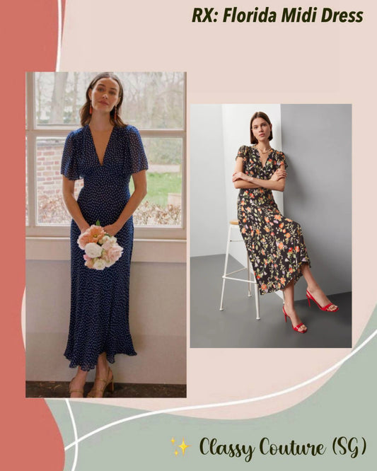 RX Florida Viscose Midi Dress