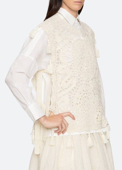SE Nara Crochet Combo Shirt