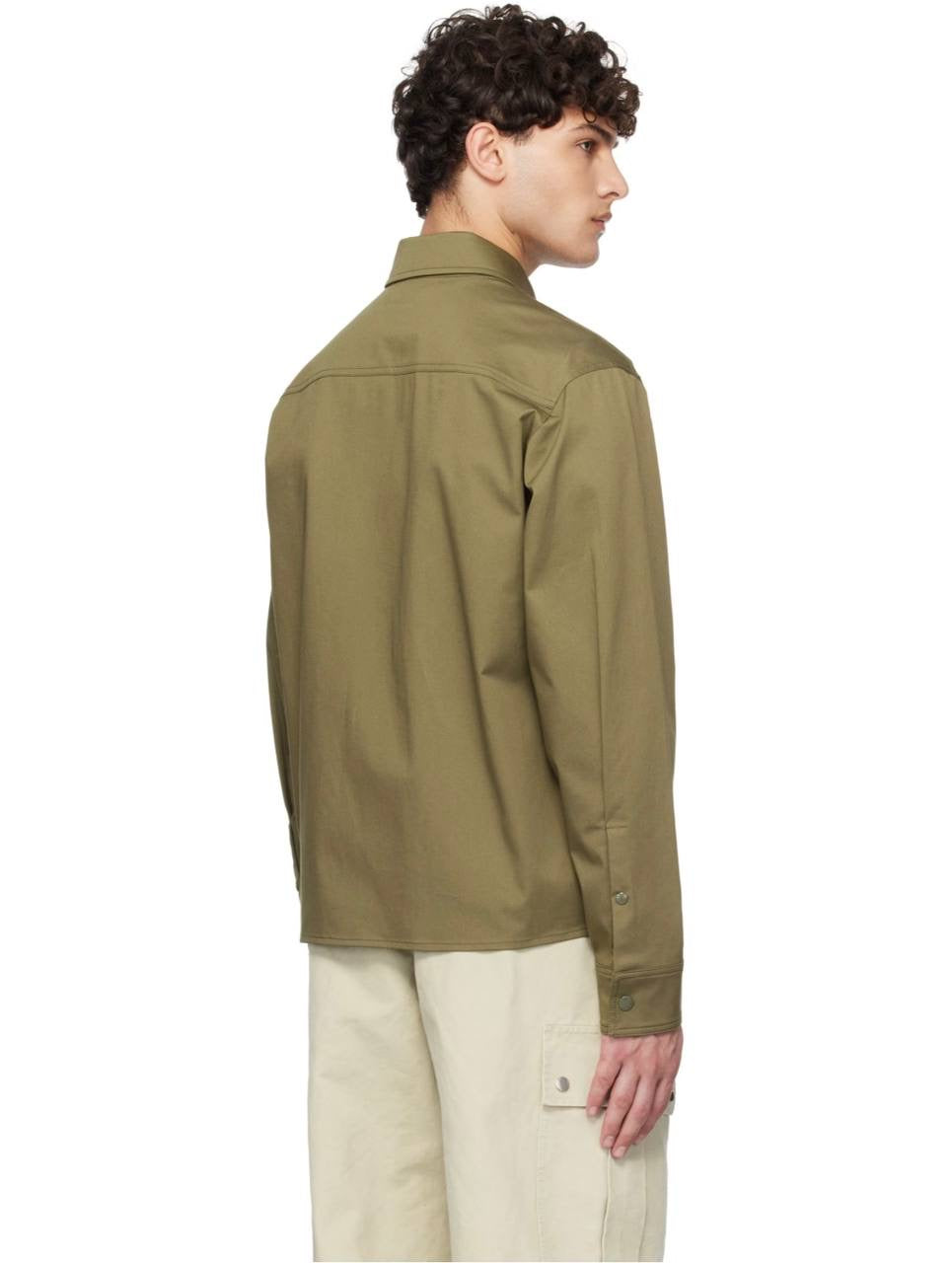 MC Men’s Cotton-blend Gabardine Shirt Jacket