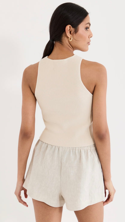 Ref Hudson Cotton Ribbed Sweater Tank Top
