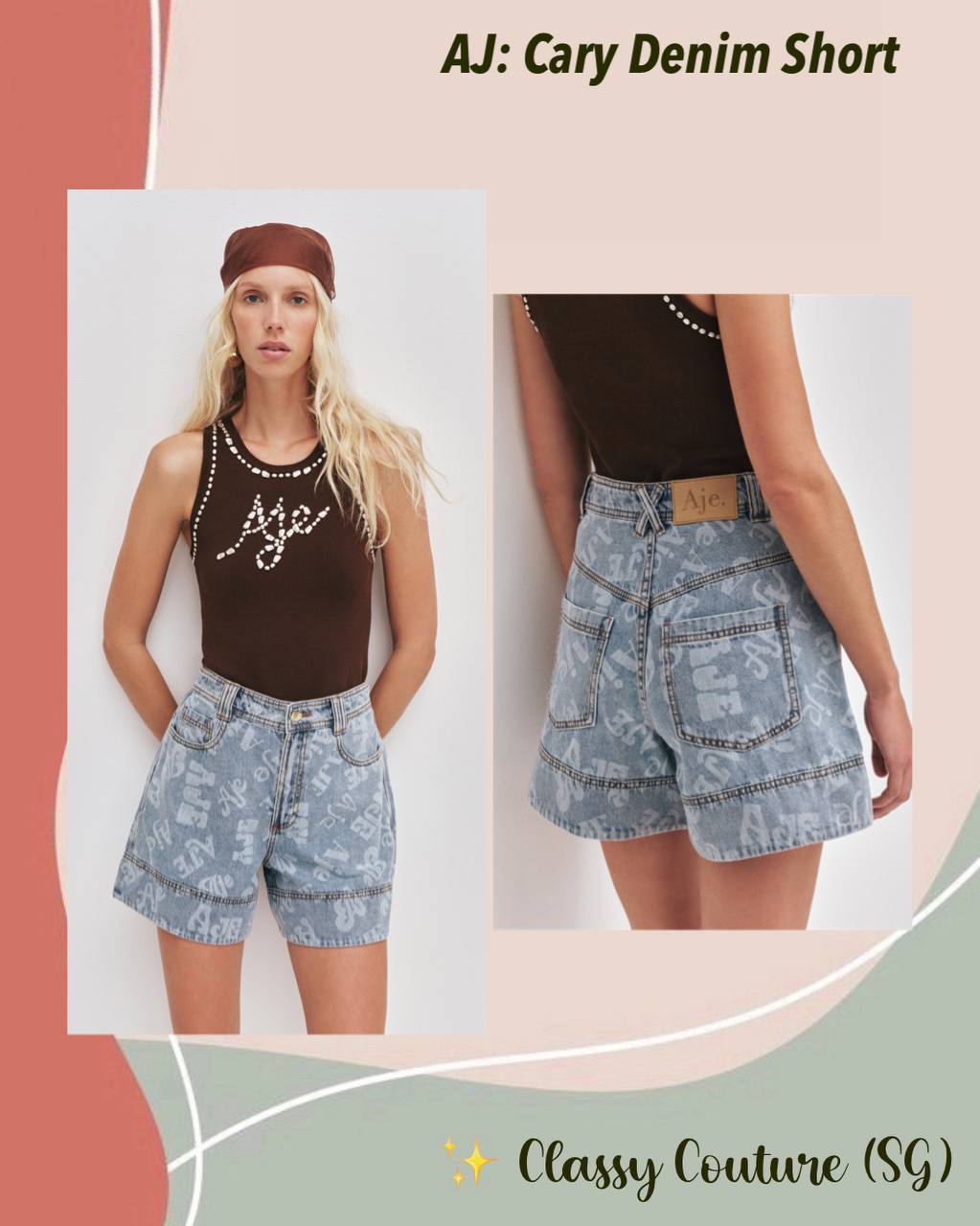 AJ Cary Denim Short