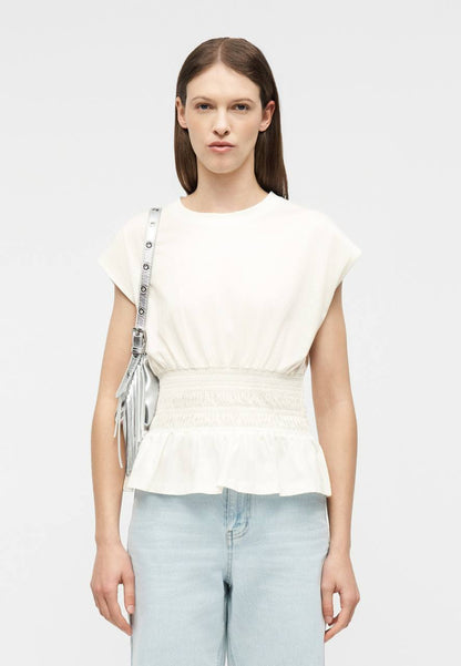 MJ Fitted Pleated T-Shirt