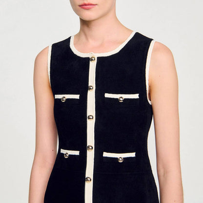 SD Fiorena Cardigan | Fiorella Velvet Mini Dress
