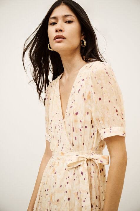 BA Kris Viscose Wrap Maxi Dress