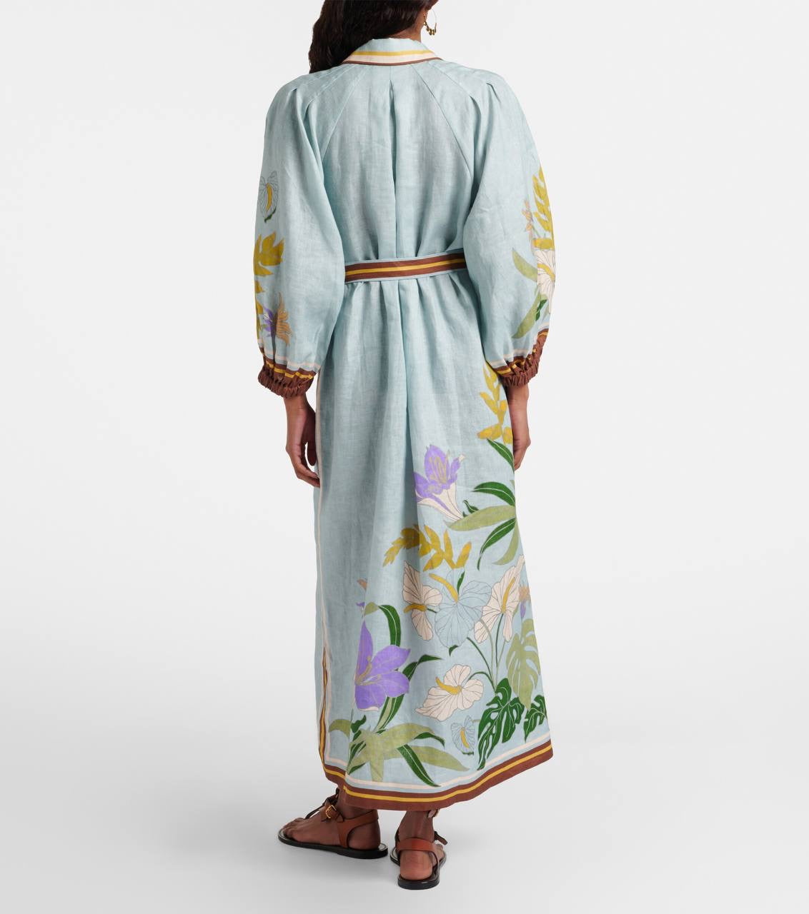 ALM Alfie Linen Shirtdress Midi Dress