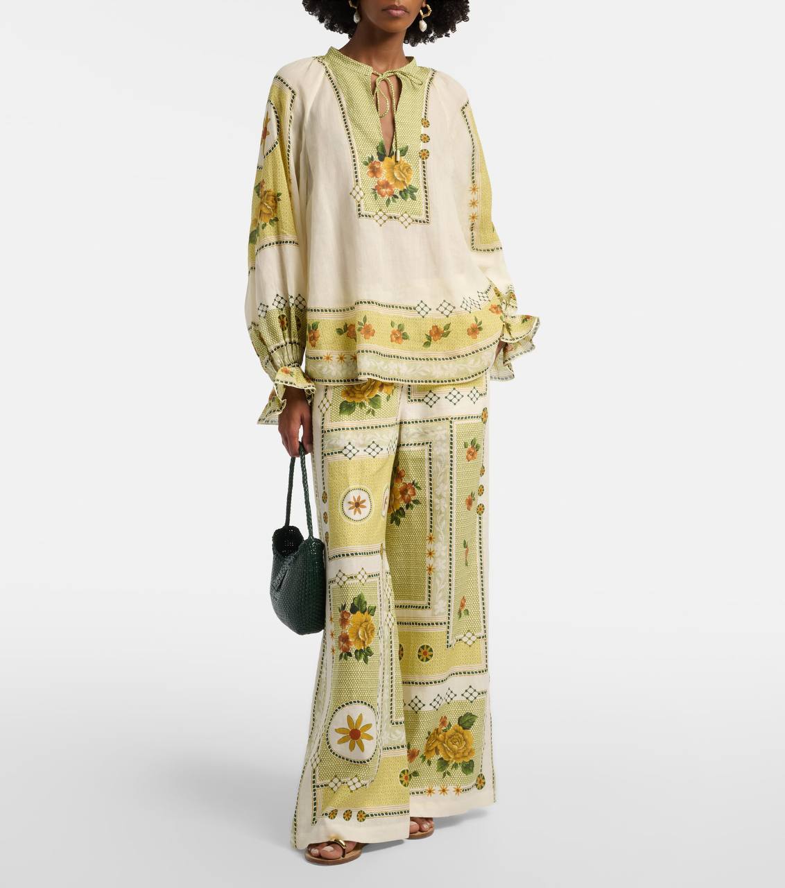 ALM Dixie Ramie Top | Linen Pants