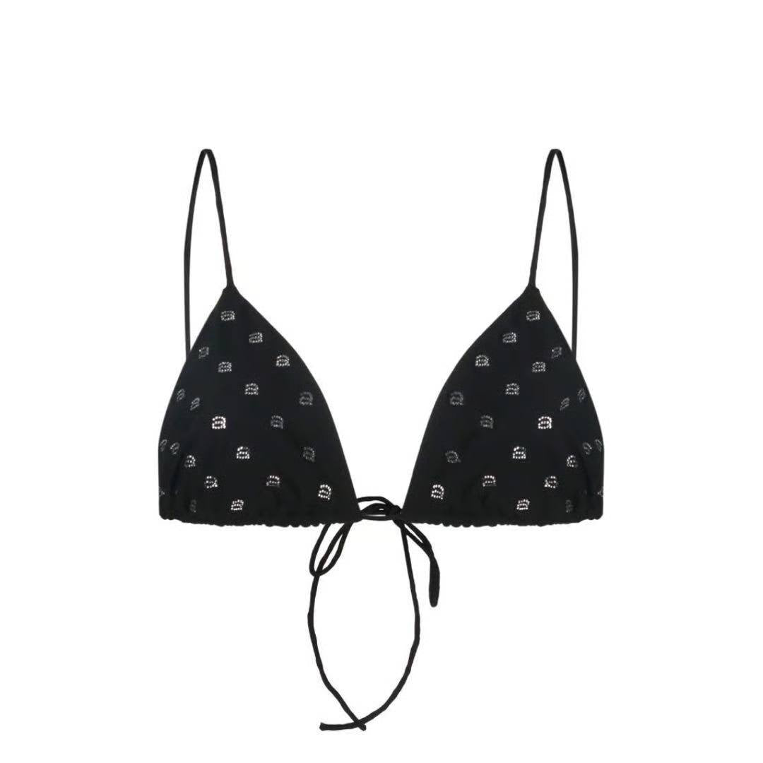 AW Black Hotfix Bikini Top | Bottom | Set