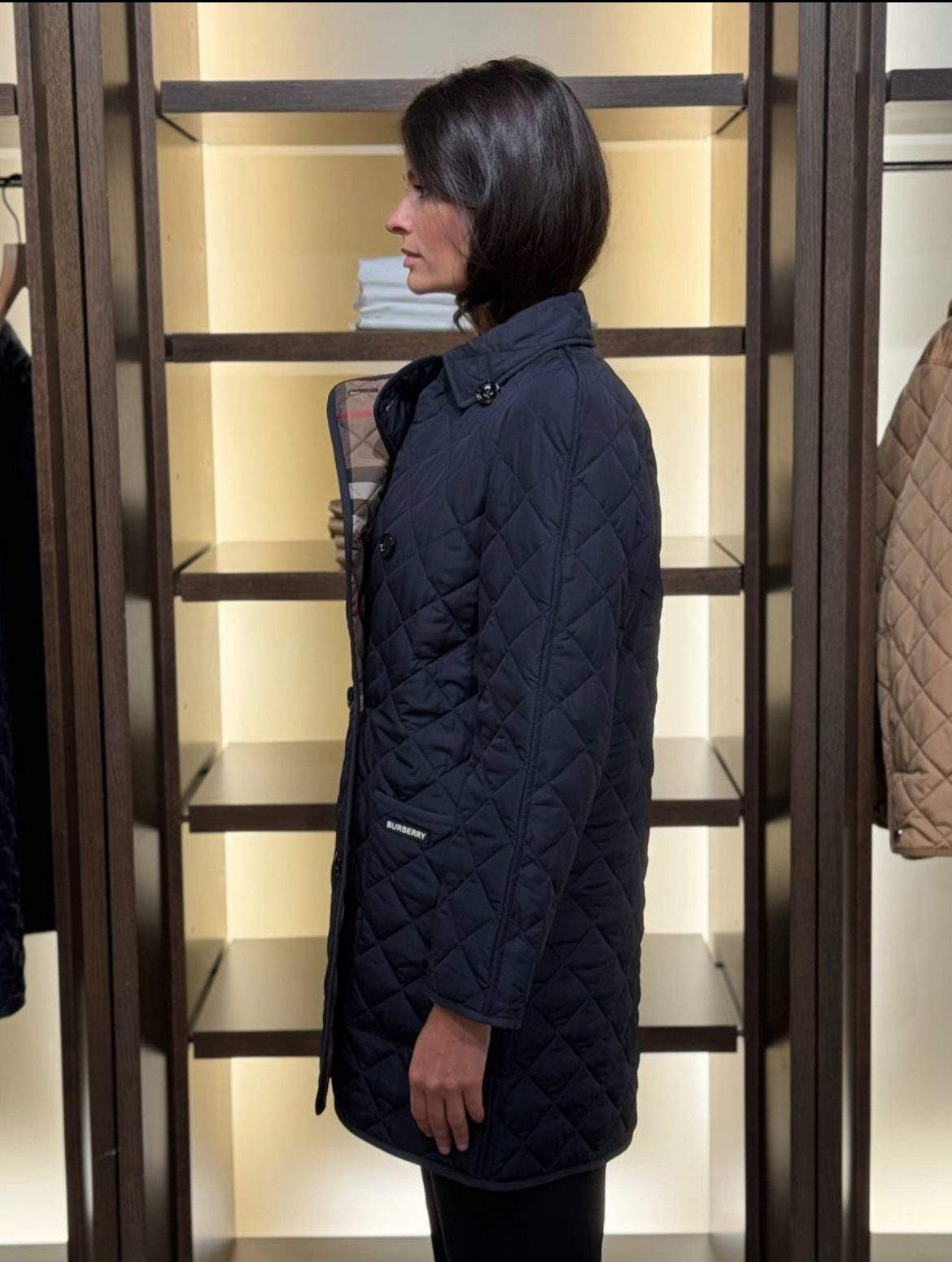 BBR Tything Quilted Short Trench Coat Jackey