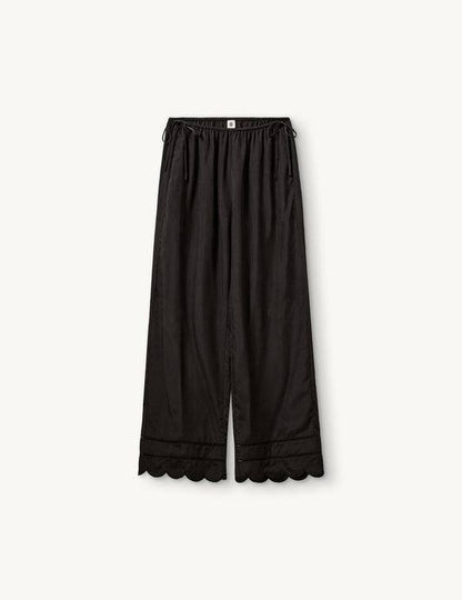 TG Darling Scalloped-Edge Side-Tie Trousers
