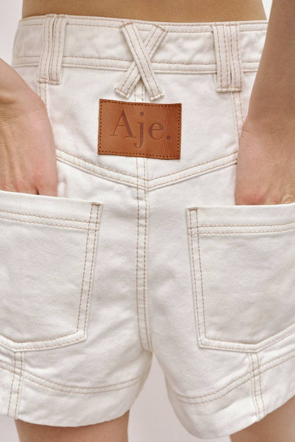 AJ Ivy Cotton Denim Shorts