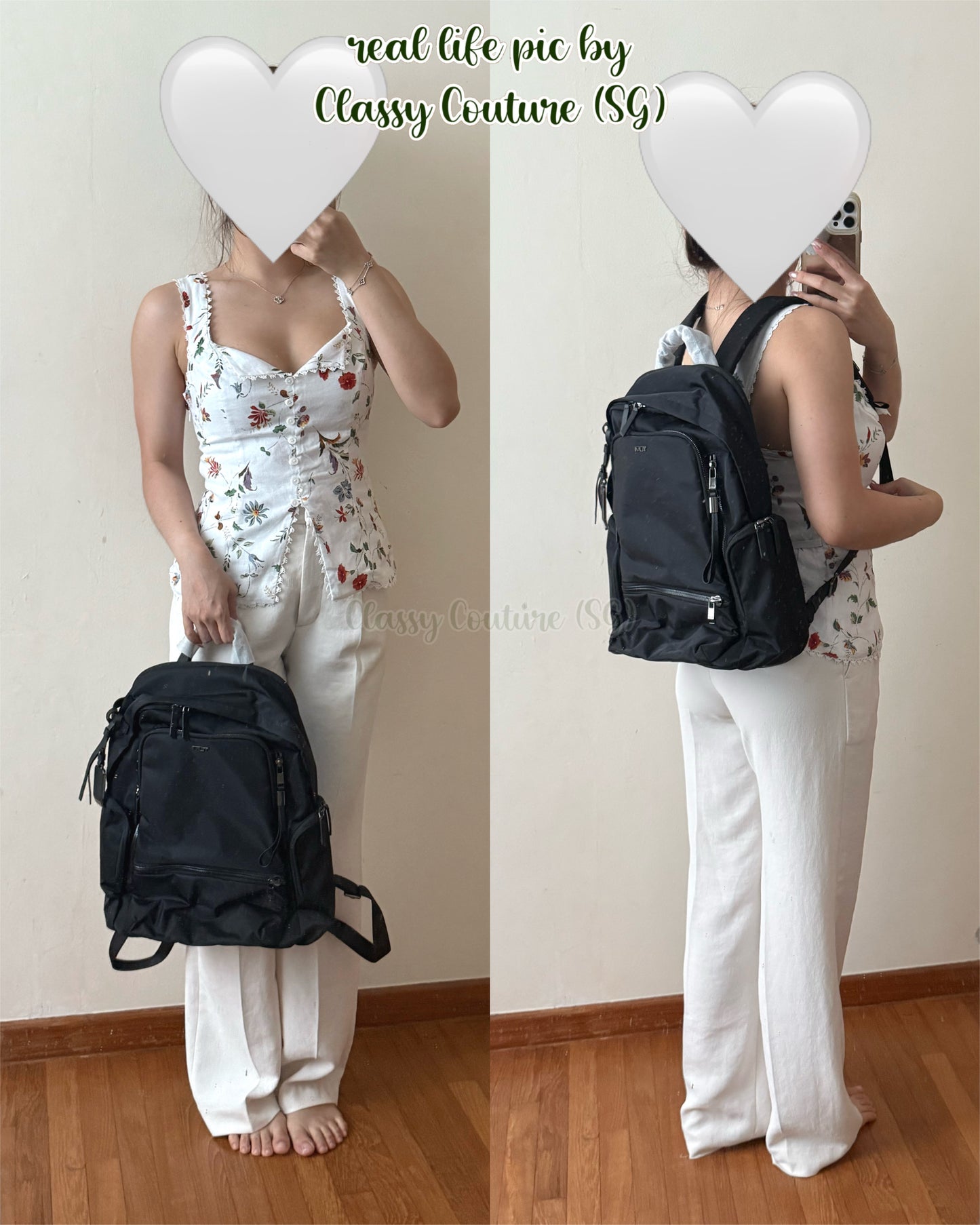 6 Colors! TM Voyageur Celina Nylon Backpack Bag