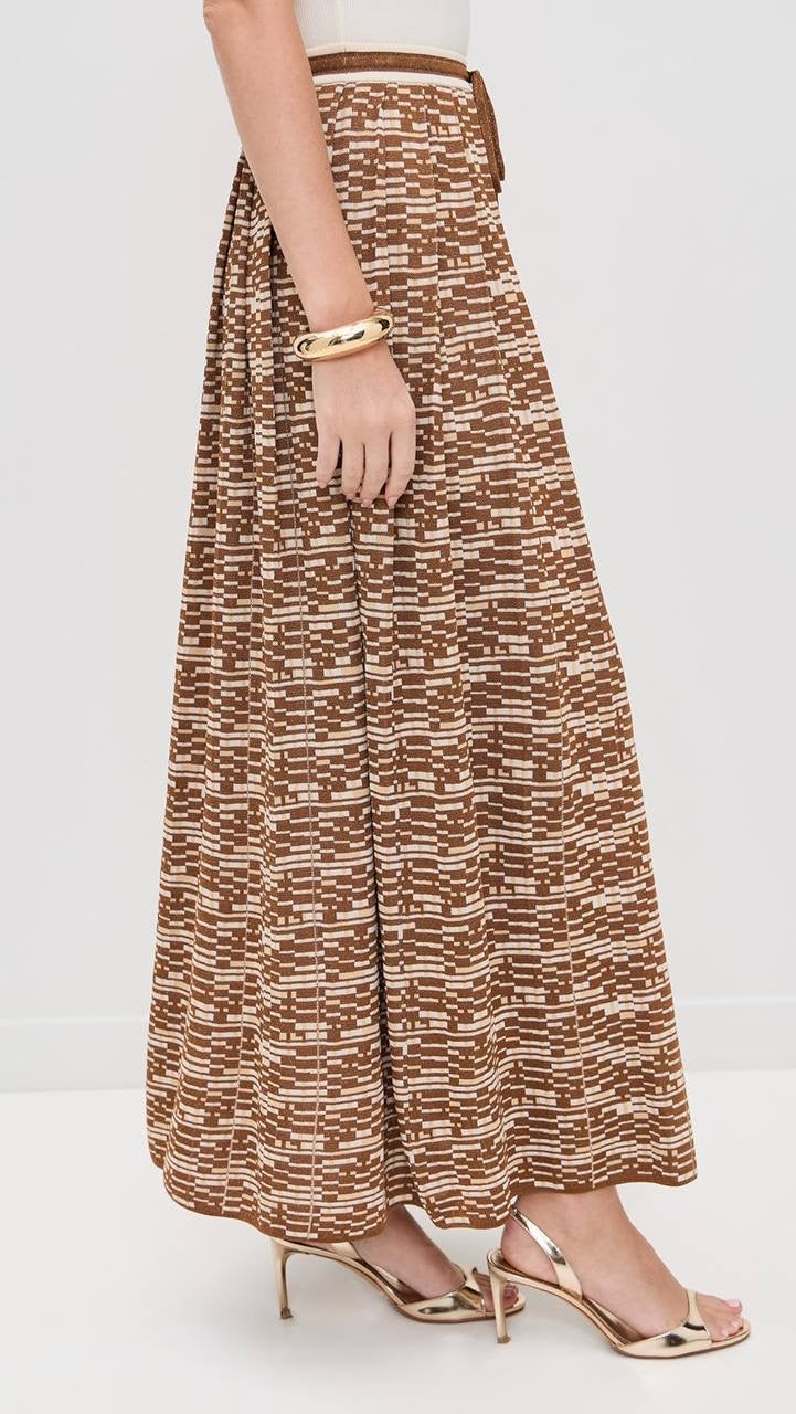 ALM Stefanie Knit Shirt | Midi Skirt | Viscose-blend Set