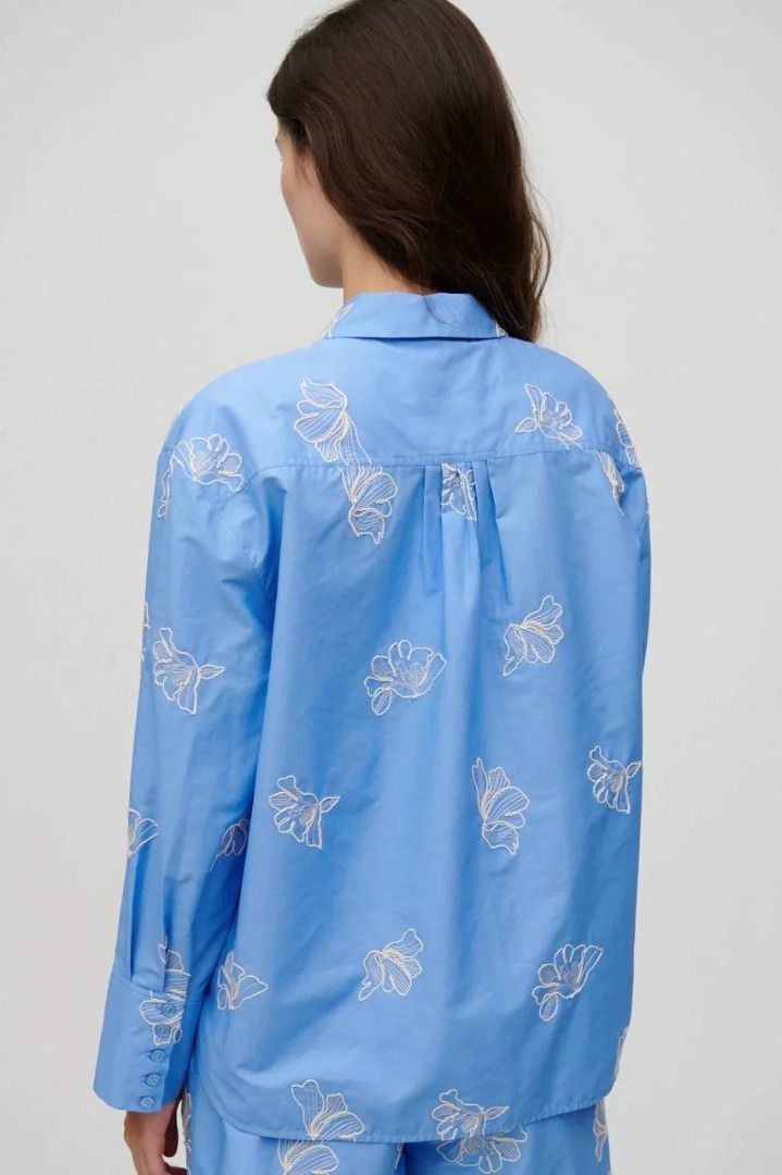 HFM Lisa Cami Top | Ina Shirt | Midi Skirt | Embroidered Cotton Set