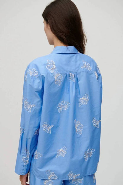 HFM Lisa Cami Top | Ina Shirt | Midi Skirt | Embroidered Cotton Set