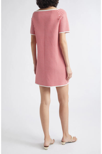 PSE Micah Halter Top | Cardigan | Pants | Shorts | Dress | Viscose-blend Red/white Gingham Check Set