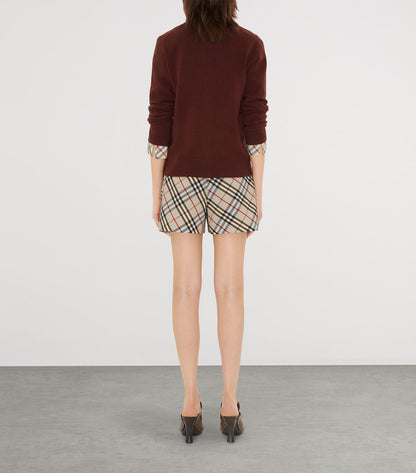BBR EKD Logo Embroidered Buttoned Cashmere-Blend Cardigan