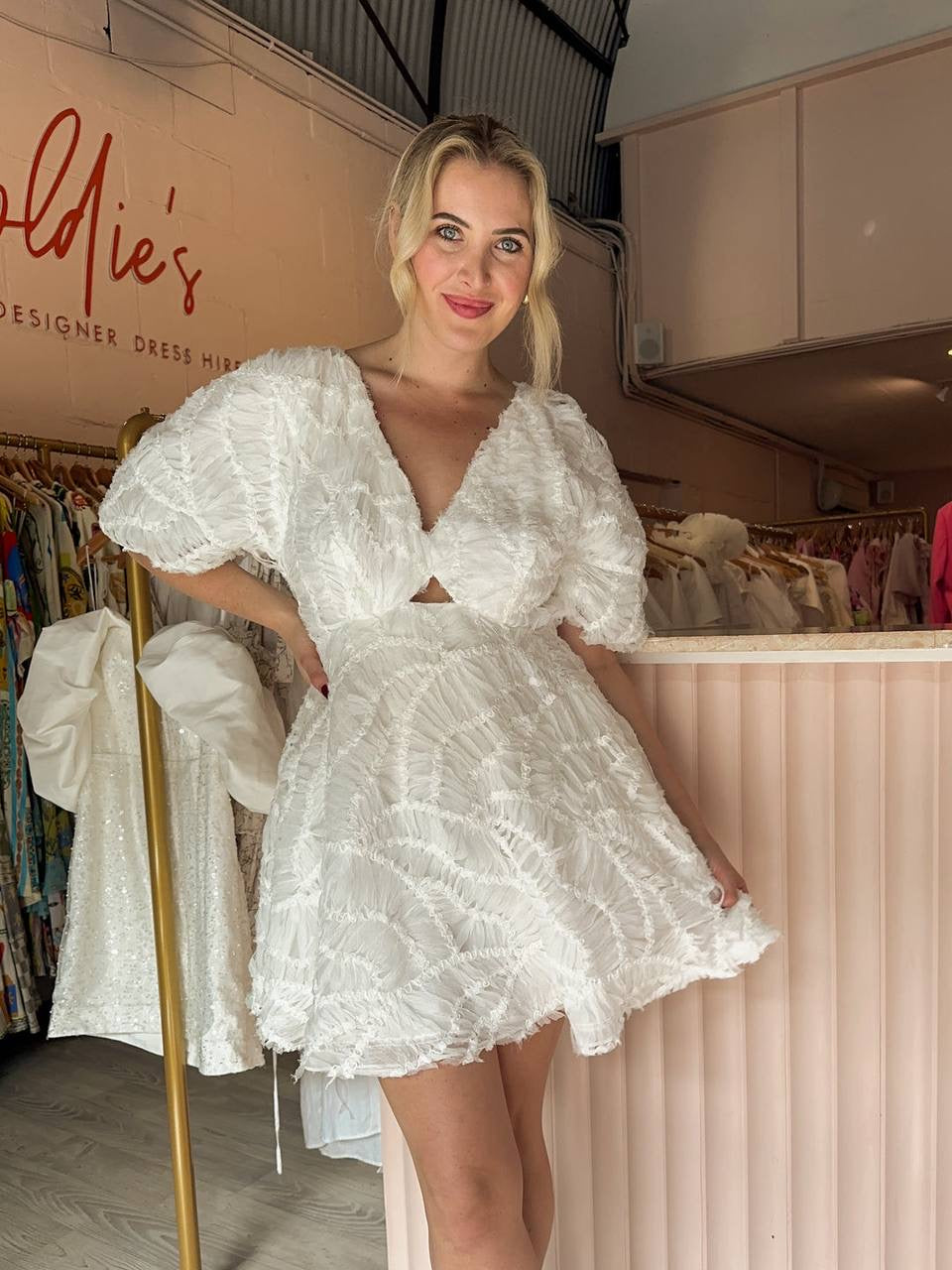 AJ Florential Swing Mini Dress