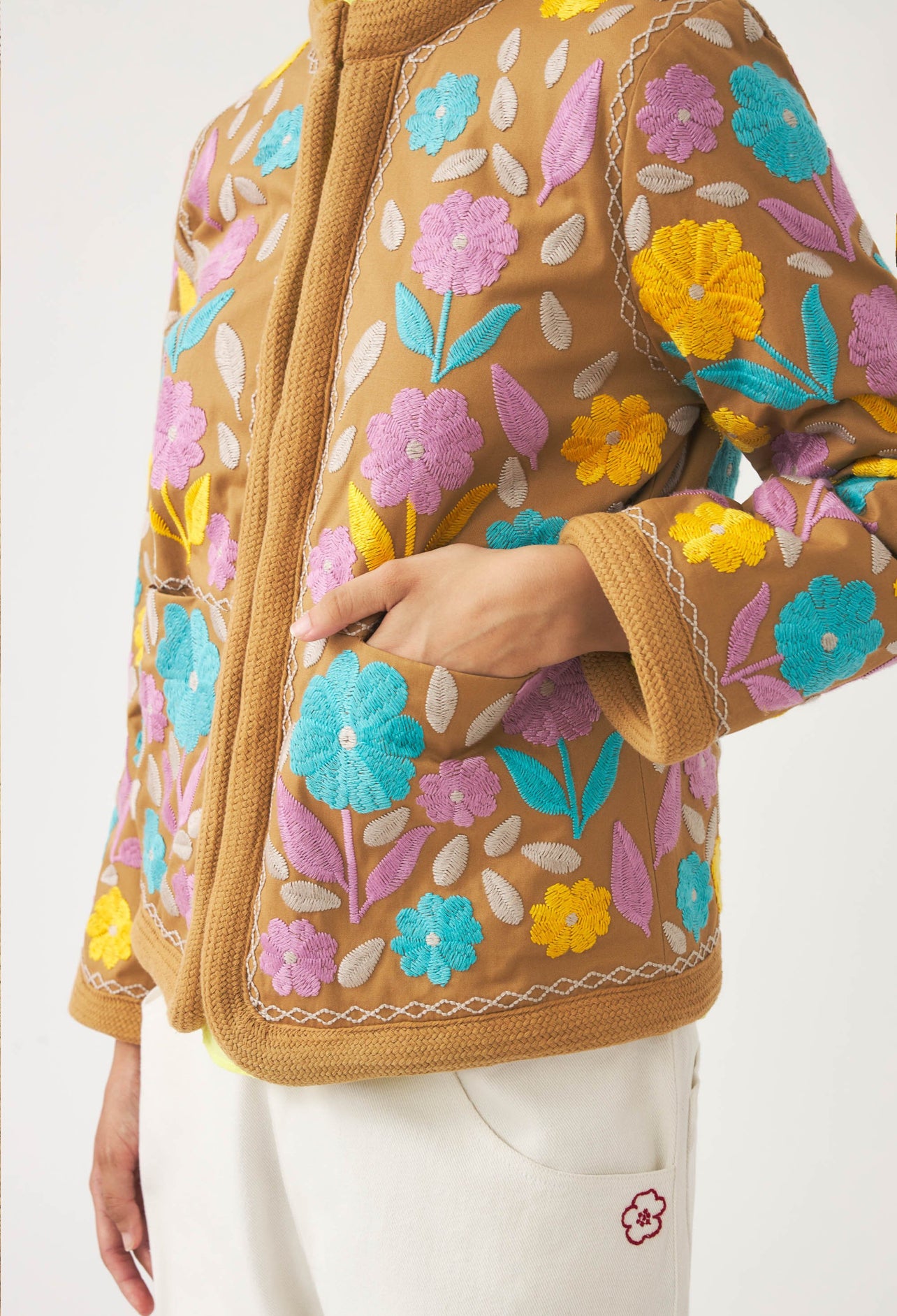 AB Cotton Embroidered Jacket Tady