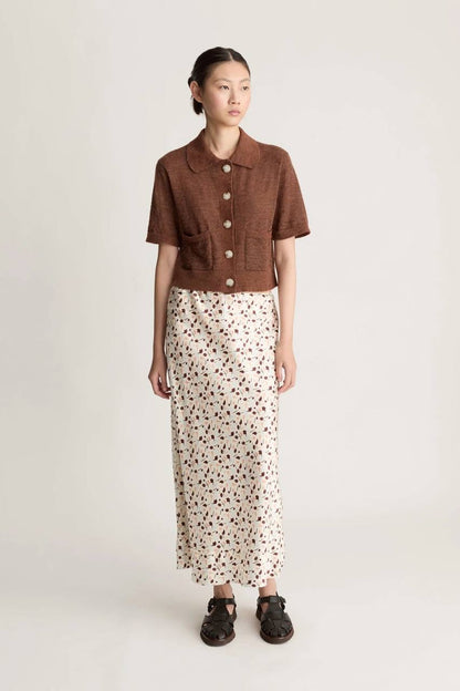 LM Tina Silk Midi Skirt