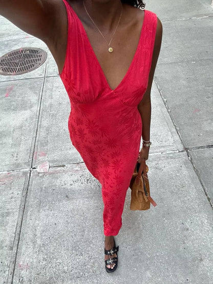 RX Sandrine Midi Slip Dress in 5 colors