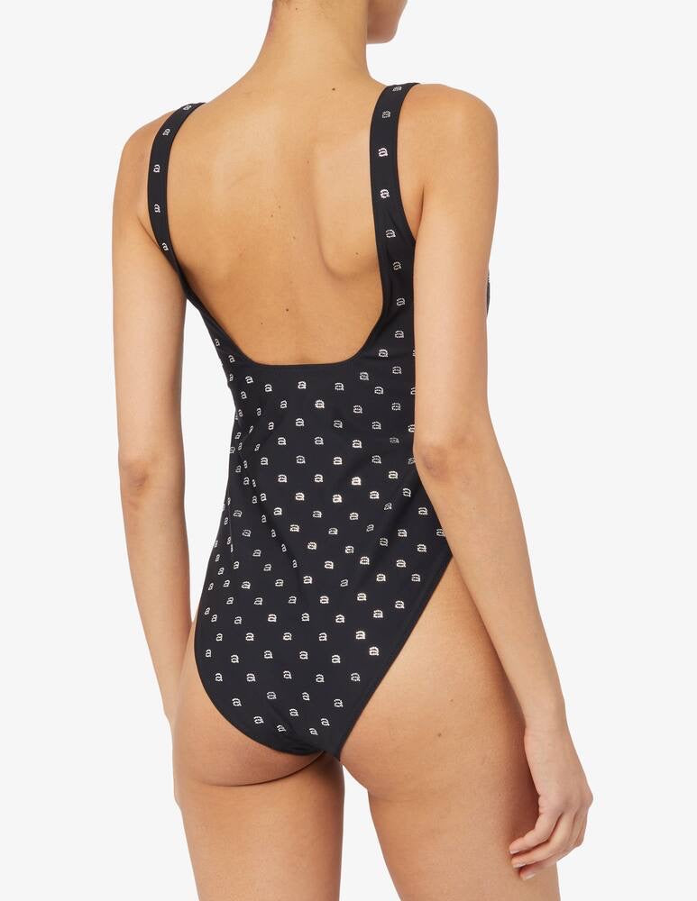 AW One Piece Rhinestone Swimsuit