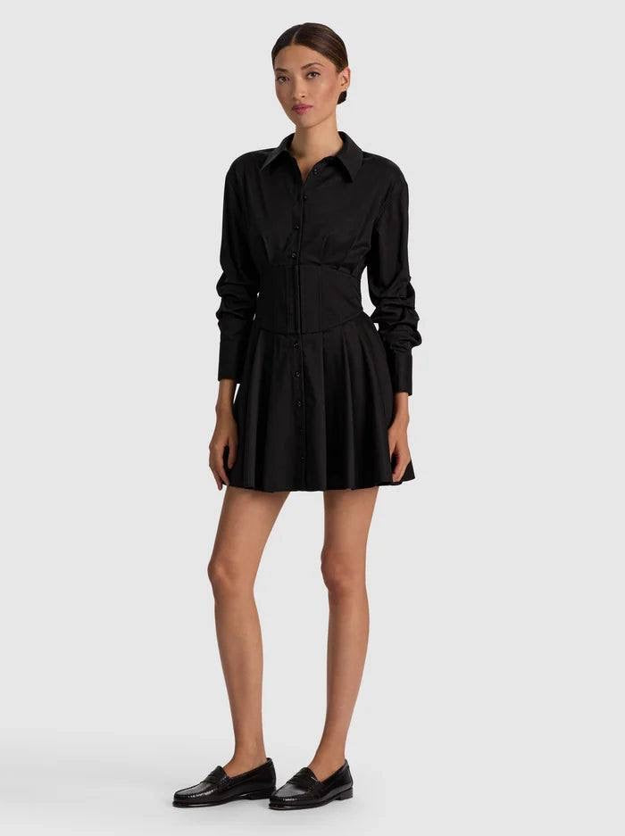 AO Edie Corset Viscose-blend Mini Dress