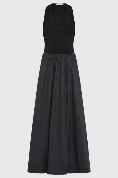 SA Plunge Neck Midi Maxi Dress