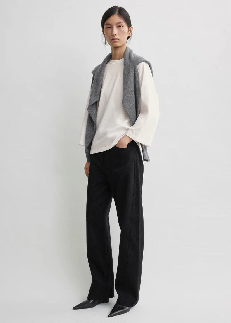 3 Colors! Tot Wide Sleeve Cotton T-shirt