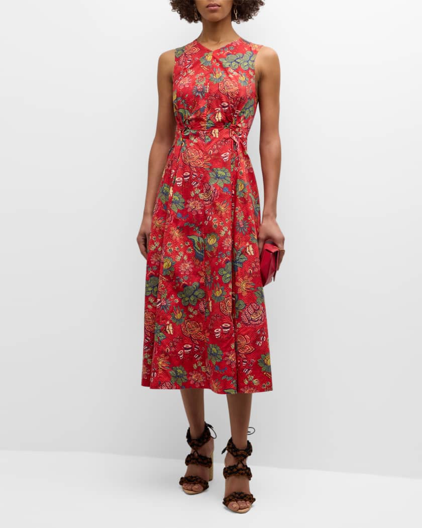 FEW! UJ Kaiya Floral Cotton Midi Dress