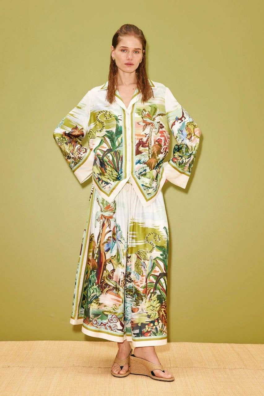 ALM Jungle Boogie Shirt | Pants | Silk Set
