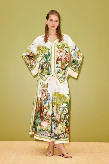 ALM Jungle Boogie Shirt | Pants | Silk Set