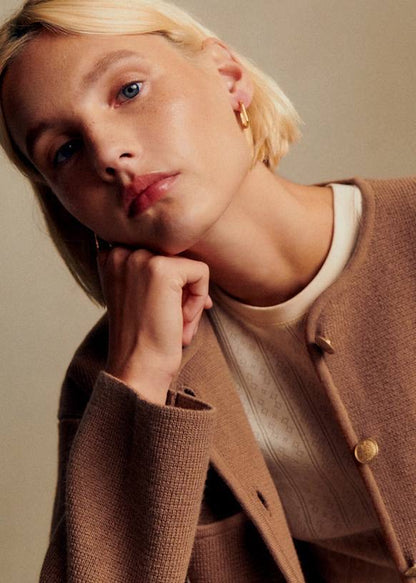 SZ Jules Wool-Cotton Cardigan