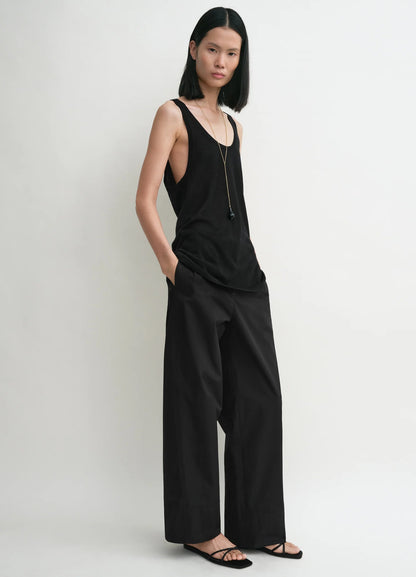 Tot Lyocell-Cashmere Tank Knit Long Top