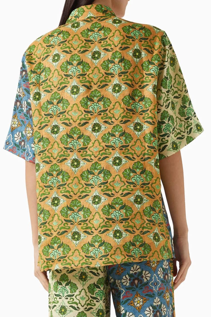 ALM Ali Spliced Shirt | Pants | Linen Set