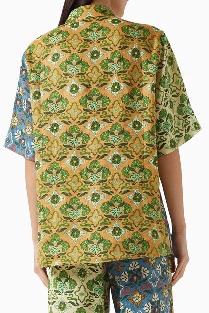 ALM Ali Spliced Shirt | Pants | Linen Set