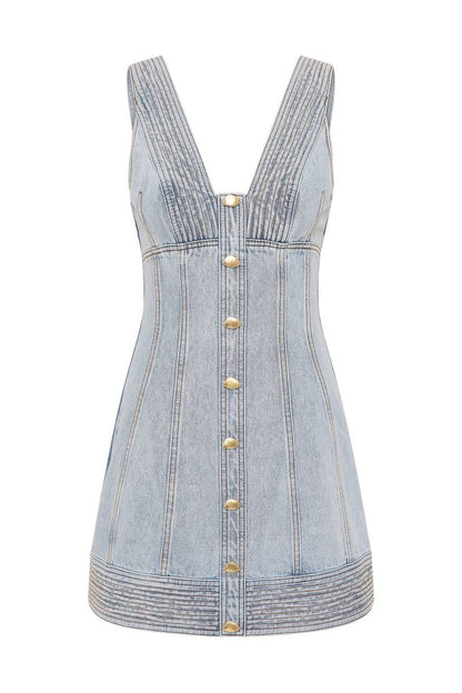 AJ Ayden Denim Mini Dress | Coast Denim Mini Dress