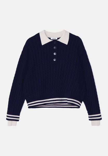 SD Fred Wool-Cashmere Cable Knit Sweater