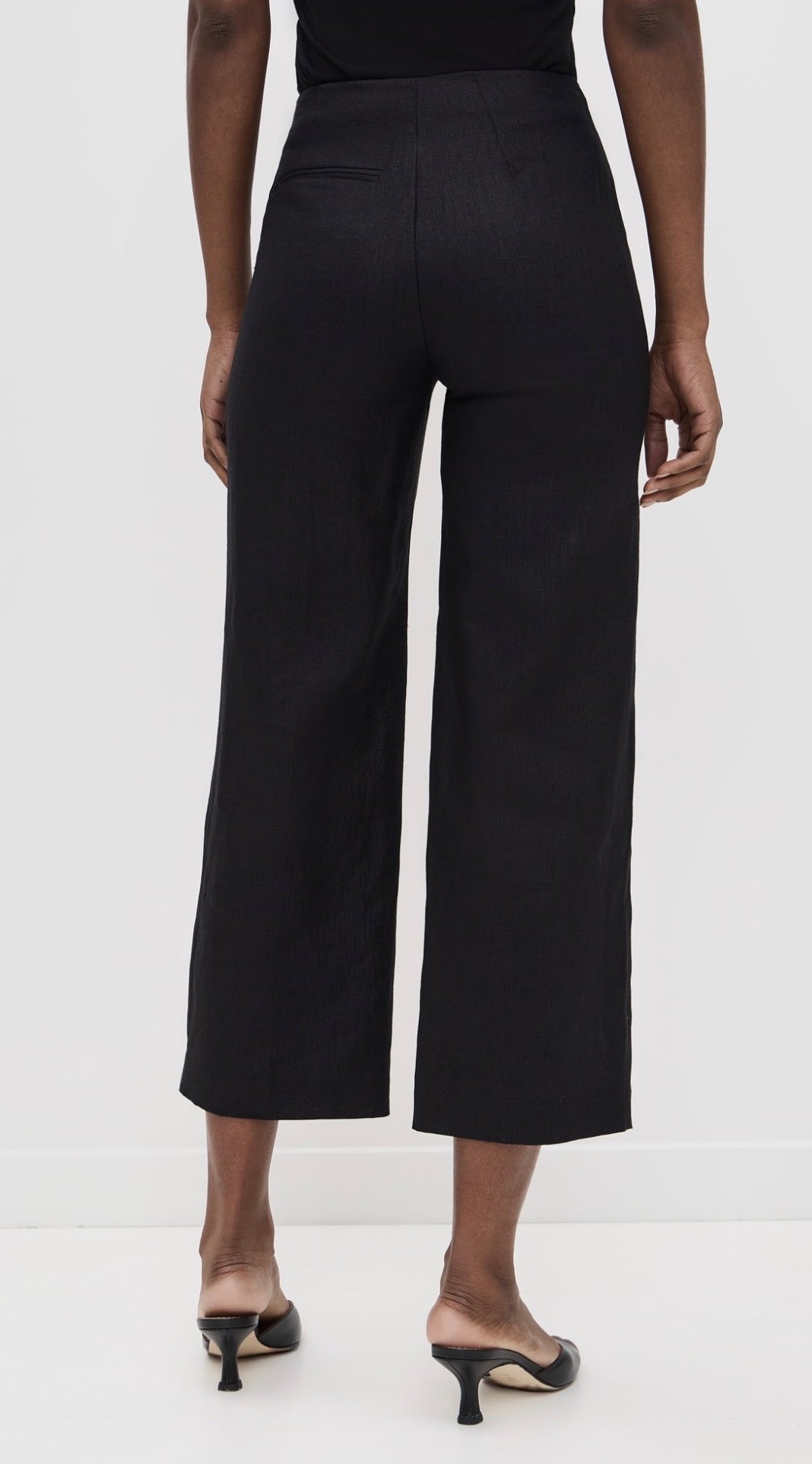 Ref Joni Linen Cropped Pants