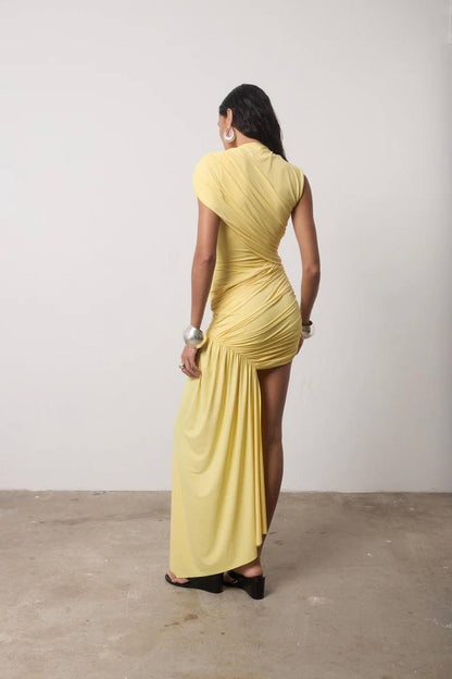 7 Colors! DLV Ravenna Draped Mini Dress