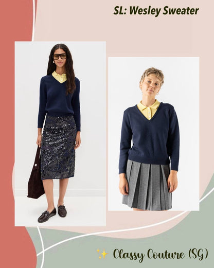 SL Wesley Sweater | Mini Skirt