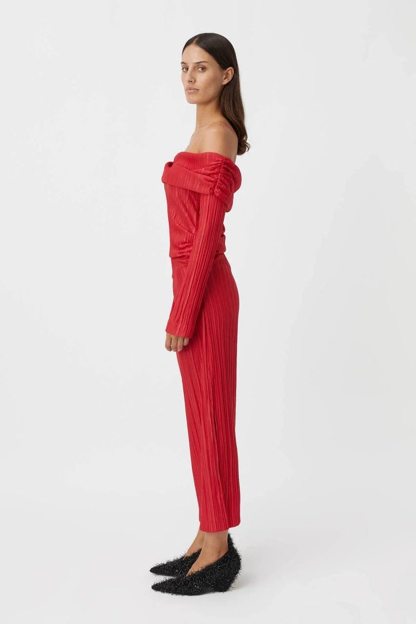 CM Shaw Off The Shoulder Midi Dress